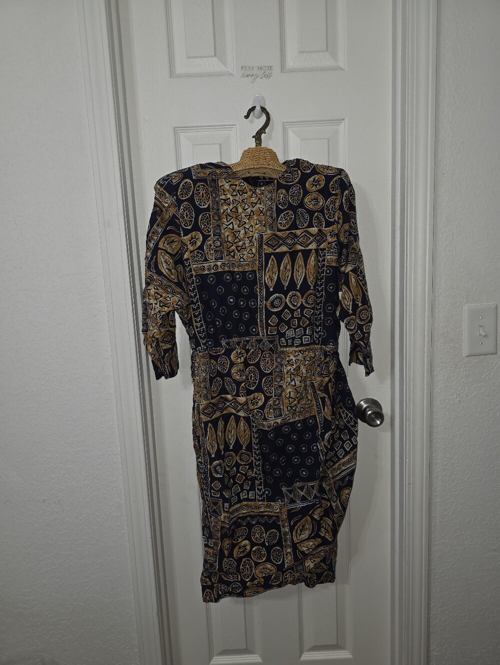 Vintage Anthony Mark Hankins Geometric Dress